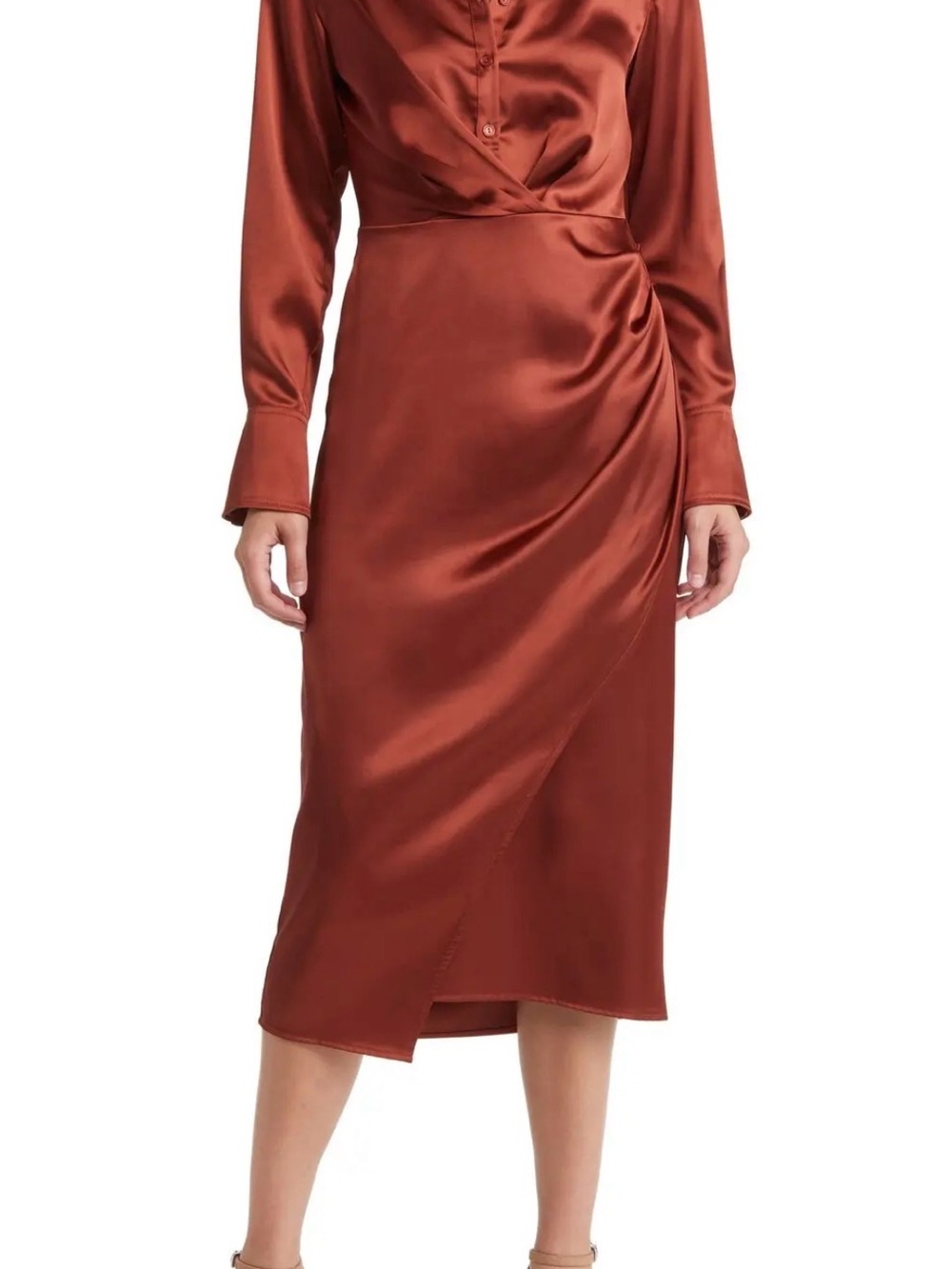 Mila Mae Quince Mae Long Sleeve Shirt Dress